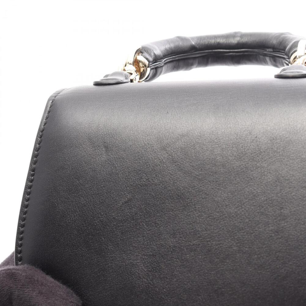 Gucci 2-Way Handbag, Leather, Women's, Black, 827738 - Picture 8 of 9